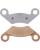 DP Brakes ATV/UTV Sintermetall-Bremsbeläge BRAKE PAD, ATV POL, FRT