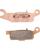 DP Brakes ATV/UTV Sintermetall-Bremsbeläge BRAKE PAD SINTERED DP981