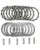 DP Brakes DPKS Kupplungssatz mit Stahl-Reibscheiben CLUTCH KIT ST DPSK256F