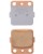 DP Brakes Standard Sinter-Bremsbeläge BRAKE PAD MX KAW/SUZ/YAM REAR