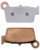 DP Brakes Standard Sinter-Bremsbeläge BRAKE PAD YZ3 3 MX REAR