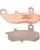 DP Brakes Standard Sinter-Bremsbeläge BRAKE PAD MX SUZ REAR