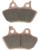 EBC Harley/Buell Sintermetall-Bremsbeläge BRAKE PAD SINTERED HH