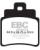 EBC Sport Karbon-Bremsbeläge TT BRAKE PAD CARBON DIRT