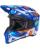 Oneal Combo Crosshelm mit Brille EX-SRS DUST blau orange