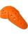 ICON D3O® T5 EVO Pro X Knie Einsatz Protektor orange OS