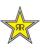 Factory Effex Gestanzte Rockstar Aufkleber, 30,5 cm DECAL 1' DIE CUT RS STAR
