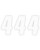 Factory Effex Nummernsticker FX 7 # WHT-4 Factory Effex Nummernsticker FX 7 # WHT-4