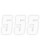Factory Effex Nummernsticker FX 7 # WHT-5