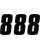 Factory Effex Nummernsticker FX 7 # BLK-8
