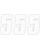 Factory Effex Nummernsticker FX 4 # WHT-5