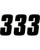 Factory Effex Nummernsticker FX 6 # BLK-3