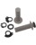 Moose Racing 36 Series anklemmbare Griffe GRIP LOCK-ON GY/SI