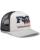 Fox CHECKER Kids Snapback Cap MESH TRUCKER weiss weiss