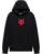 Fox Hoodie Head schwarz rot S schwarz rot