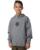 Fox Hoodie Kids Head grau YXL grau