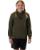Fox Hoodie Kids Head grün YS grün