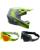 Fox Kinder MX Helm Combo V1 Frame gelb grau mit TWO-X Race Brille