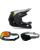 Fox MTB Helm Combo Rampage Vault grau mit TWO-X Atom Brille