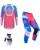 Fox MX Combo Hose Shirt 180 COLLECT blau pink