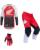 Fox MX Combo Hose Shirt 180 HONDA rot