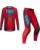 Fox MX Combo Hose Shirt 180 Raid schwarz rot