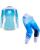 Fox MX Combo Hose Shirt 180 SHIELD Girls weiss blau