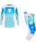 Fox MX Combo Hose Shirt 180 SHIELD Kids blau weiss