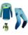 Fox MX Combo Hose Shirt Flexair FRACTURE blau grün