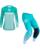 Fox MX Combo Hose Shirt Flexair FRACTURE Girls blau