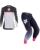 Fox MX Combo Hose Shirt Flexair FRACTURE Girls weiss schwarz