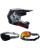 Fox MX Helm Combo V1 Abyss schwarz mit TWO-X Atom Brille