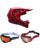 Fox MX Helm Combo V1 Raid schwarz rot mit TWO-X Atom Brille