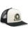 Fox Snapback Cap Crest Trucker weiss weiss