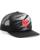 Fox Snapback Cap Kids Rooted Mesh Trucker schwarz schwarz