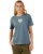 Fox T-Shirt Foxhead blau XS Frauen blau