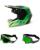 Fox V1 Dpth Crosshelm schwarz mit TWO-X Race Brille