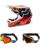 Fox V1 Leed Crosshelm orange mit TWO-X Race Brille