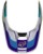 Fox V1 Tro Helmschirm blau M blau