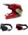 Fox V1 Xpozr Crosshelm rot mit TWO-X Race Brille