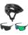 Fox Crossframe Pro Matte Gravel MTB Helm mit Speed Brille schwarz
