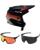 Fox Dropframe Pro LUNAR MTB Helm mit Brille schwarz