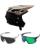 Fox Dropframe Pro RUNN MTB Helm mit Brille lila
