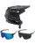 Fox Dropframe Pro RUNN MTB Helm mit Brille schwarz camo