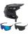 Fox Dropframe Pro RUNN MTB Helm mit Brille schwarz camo