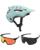 Fox Speedframe MTB Helm mit Brille mint Light