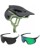 Fox Speedframe Racik MTB Helm mit Brille grau Light