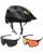 Fox Speedframe SG MTB Helm mit Brille schwarz Light