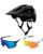 Fox Speedframe Pro MTB Helm schwarz mit Brille