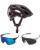 Fox Crossframe Pro Solid Gravel MTB Helm mit Speed Brille lila
